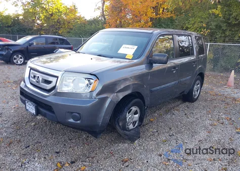 2011 Honda Pilot Lx from USA, damaged, VIN 5FNYF4H2XBB043733